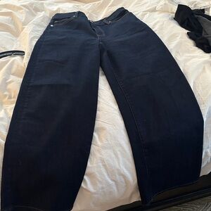 Frame le slim palazzo crop Women's Dark Blue Jeans - brand new, worn once